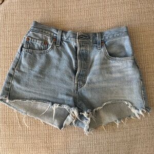LEVIS 501 Premium Denim Blue Women's Shorts